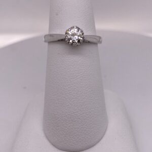 14K White Gold Round Brilliant Cut #310