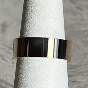 14k Yellow Gold Flat Band #3830