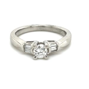 Platinum Diamond Ring #167