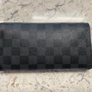 LV Damier Graphite Pattern Brazza Wallet #4106