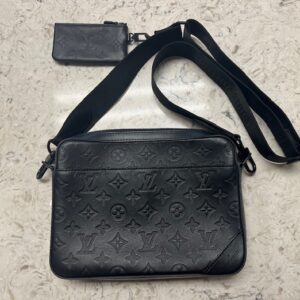 Louis Vuitton Duo Messenger Mono Shadow Noir #4158