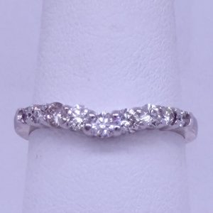 9-Stone Contour Anniversary Band #3943