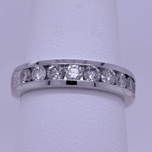 14k 11-Stone Channel Set Anniversary Band #4184